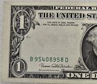 1969d  1 Frn Missing Second Printing   Cutting Error - Misaligned Overprint 