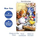Collectible Postcards - Mymagicard Blue Cat  Set Of 10 Cards Set  16