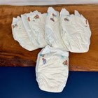 1 Vintage 1996 Pampers Newborn Diapers Plastic Backed Bear Graphics 90 s