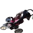 Baby Trend Single Jogger Stroller 3-wheel Black pink Cup Holder Air Tires