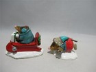 Wee Forest Folk Lot Of Two - Mole s Red Sled   Belly Whopper Retired Wff
