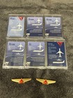 Delta Airline-pilot Trading Cards-set Of 6 All Boeing  Four Are New Release