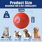 2pcs Interactive Dog Ball For Medium   Large Dogs  Automatic Moving Dog Toy