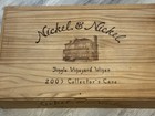 Nickel   Nickel Vintage Wood Wine Box Napa Valley 2003 Cabernet Sauvignon Empty