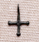Antique Late Viking Age C 12 Cross Century Byzantine Type Orthodox    budded     263