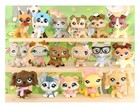 7-17pcs Pet Shop Lps Dogs And Cat Collectable   Accessories Rare Collection Xmas