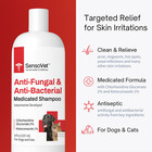 Sensovet Anti-fungal   Anti-bacterial Medicated Shampoo For Dogs   Cats 8 Oz 