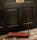 Antique Vintage Early 1900 Red Steel 4-wheel Scooter Child Riding Toy Hand Truck