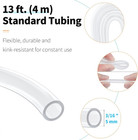 13 Feet Airline Tubing Standard Aquarium Air Pump Accessories With Air Stones  C