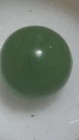 Vintage Christensen Agate Transitional Jadite Swirl Toy Marble - Rare Mint 