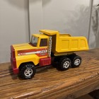 Vintage Nylint Construction Dump Truck  Pressed Steel  Korea 8 1 4 