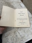 1947 Buick Automobile Car Owners Manual Booklet Vintage 4th Edition  44