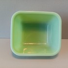 1940s Fire King Philbe Jadeite Patterned Green Glass Refrigerator Dish No Lid