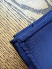 Sam Hober Navy Blue Mogador Solid Pocket Square