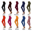 Womens Classic Buttery Brushed Long Full Leggings Regular Sizes