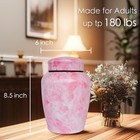 Large Cremation Urn For Human Ashes 180lbs - Best Offer - Pink Marble Finish