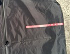 Prada Garment Bag Black With Logo  25 x46 
