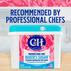 C h Pure Cane Ultrafine Granulated Baker s Sugar 3 5 Lb Tub