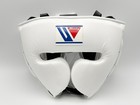 Winning Boxing Head Gear Fg-2900 M Size White Face Guard Japan Authentic Mint