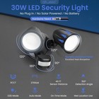 2700 3600lm Led Motion Sensor d2d Floodlight Wall Mounted Outdoor Security Light