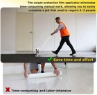 Carpet Protection Film Applicator  Adjustable Width  For Carpet Shield 24 36   
