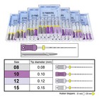 21 25mm Mani Style D Finders Dental Endodontic Hand Files For Calcified Canals