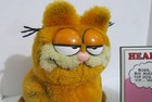 Vintage 1981 Dakin Garfield The Cat 9     Sitting Sleepy   Head Honcho Sign