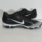 Nike Alpha Huarache Keystone Low Men s Size 13 Baseball Cleats Black-white-grey