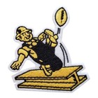 Vintage Retro Pittsburgh Steelers Logo Patch  Embroidered  Iron On  3 x3 