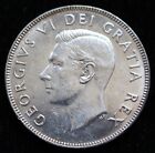 1952 Canada - 50 Cents Half Dollar -  800 Silver - George Vi - Nice Coin