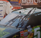 Tj Bell  50 Autographed Hero Card Gulfcoast Make Motorsports Racing Nascar