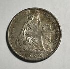 Peru Lima 1874 Un Sol Attractive Higher Grade   2085 