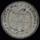 1875-s 20 Cent Piece     Xf Extra Fine Details     20c Silver Coin 46d    trusted   