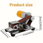 Diy Mini Belt Sander Knife Apex Edge Sharpener Polishing Grinding Machine W belt