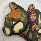 80s Vintage Wood Folk Art Hand Painted Wood Cat Kitty Calico Shelf Sitter Unique