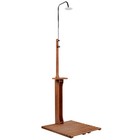 Outdoor Shower Garden Shower W  Chassis Board Swimming Pool Shower Wood Portable