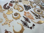 Vintage Mixed Metal Findings Charms Lot 65 Pieces