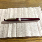  near Mint  Montblanc 144 Bordeaux   W-germany   14k B Nib Rare Broad Tip Japan
