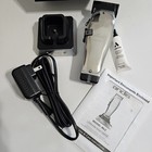 Andis Master Cordless Hair Clipper Silver Adjustable Carbon Blade Lithium New