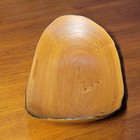 Hand Turned Siberian Elm Wood Oval Bowl Artist Signed M  Green Vancouver Wa 2001
