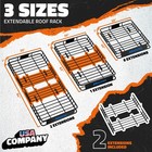 Mockins 84 x39 x5  Extendable Roof Rack Cargo Carrier Set With 35 Cu Ft  Bag