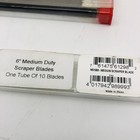 Unger Mdsb0 Replacement Blades 6  Double Edged  036in Thick Medium Duty 17pk