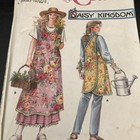 Simplicity 7481 Daisy Kingdom Wrap Apron Size S M L Xl Vintage 1997 Uncut