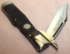 1983 case Xx mint swing Guard Coke Bottle Ltd  Ed  Green Bone Pocket Knife nkca 
