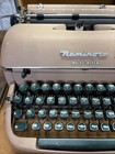 Vintage Remington Quiet-riter Miracle Tab Typewriter Green Keys W case And Key