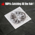 50 Pack Hair Catcher Shower Drain Cover 4 x4  Disposable Hair Stopper Mesh St   
