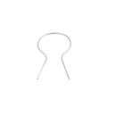 Ez Twist 1 5 8  Preformed 11 Gauge Galvanized Steel Fence Ties -  100 Pack 
