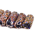 6 Millefiori Venetian Trade Beads Ericson Collection