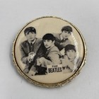 Goldtone 1960 s Nems Ent  Ltd  The Beatles Pin Brooch Signature Back