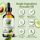 Organic Cold-pressed Avocado Oil 100  Pure Skin Hair Face Nails Moisturizer